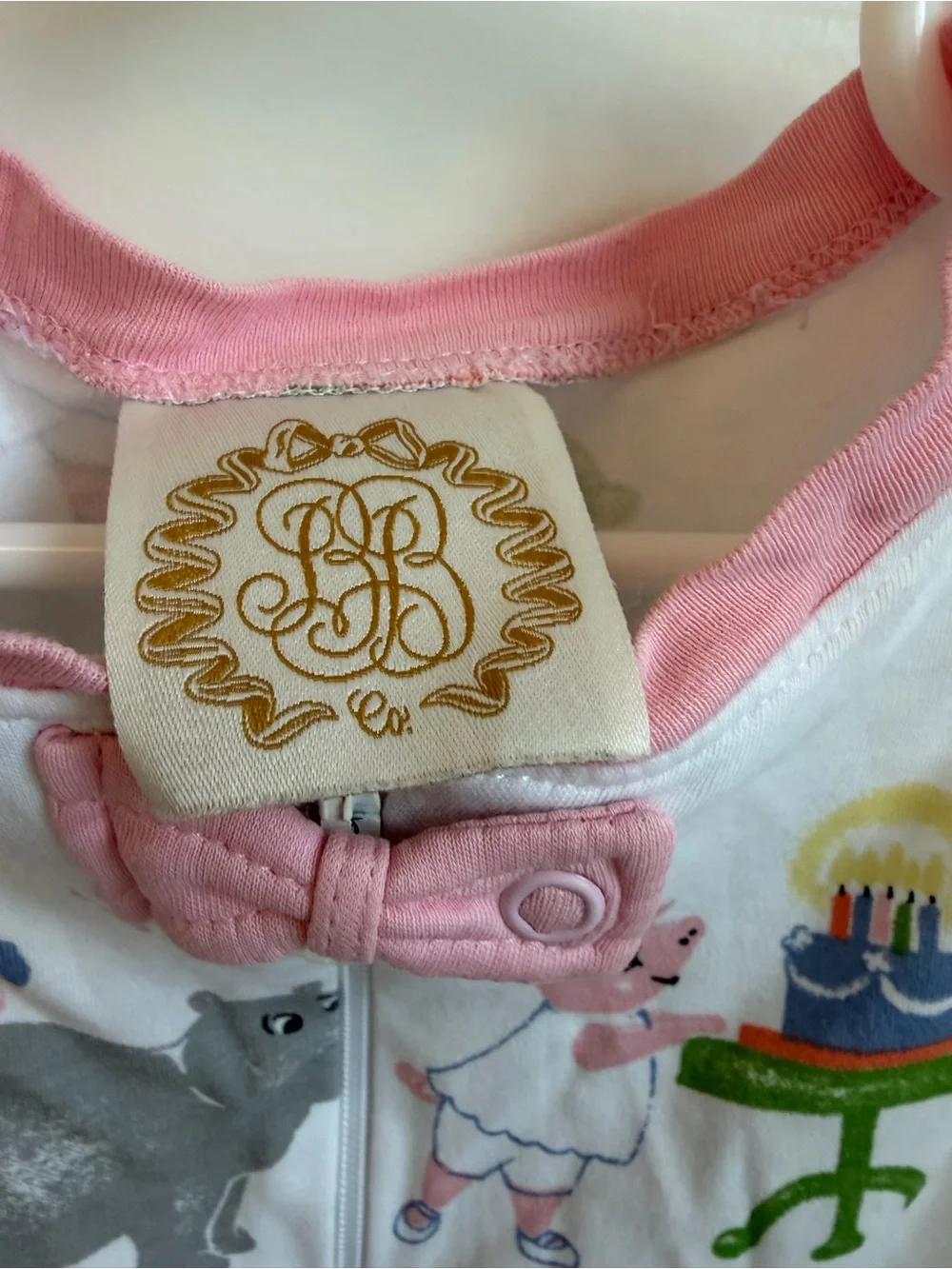 The Beaufort Bonnet Company Girls Footie Pajamas Zip Pima